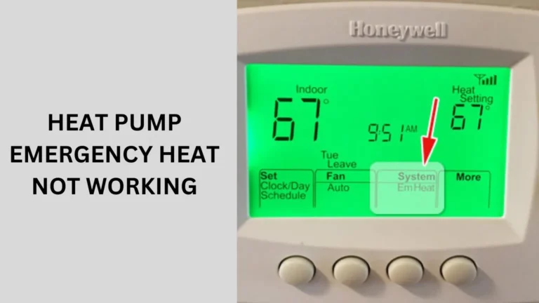 Heat Pump Emergency Heat Not Working