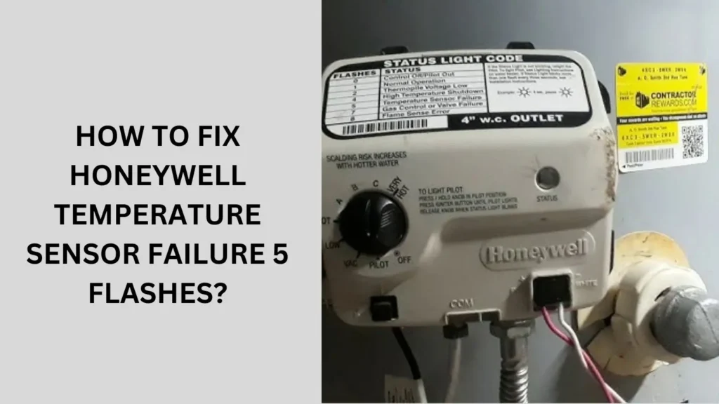 How to Fix Honeywell Temperature Sensor Failure 5 Flashes?