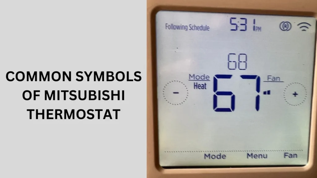 Common Symbols of Mitsubishi Thermostat