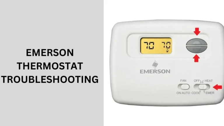 Emerson Thermostat Troubleshooting