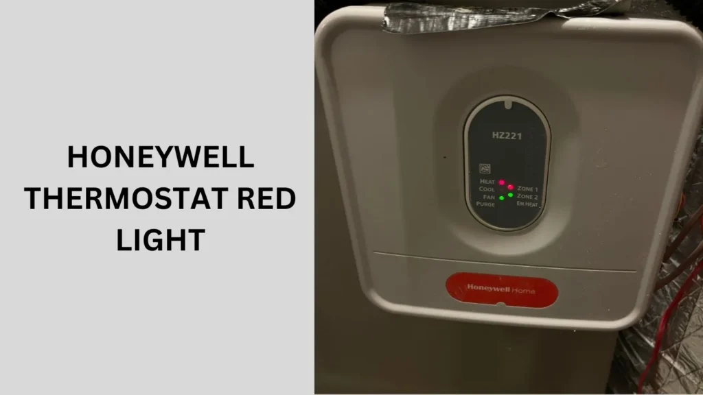 Honeywell Thermostat Red Light