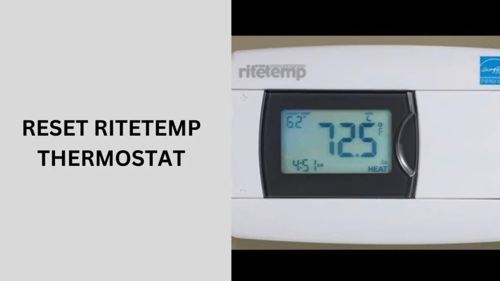 Reset Ritetemp Thermostat