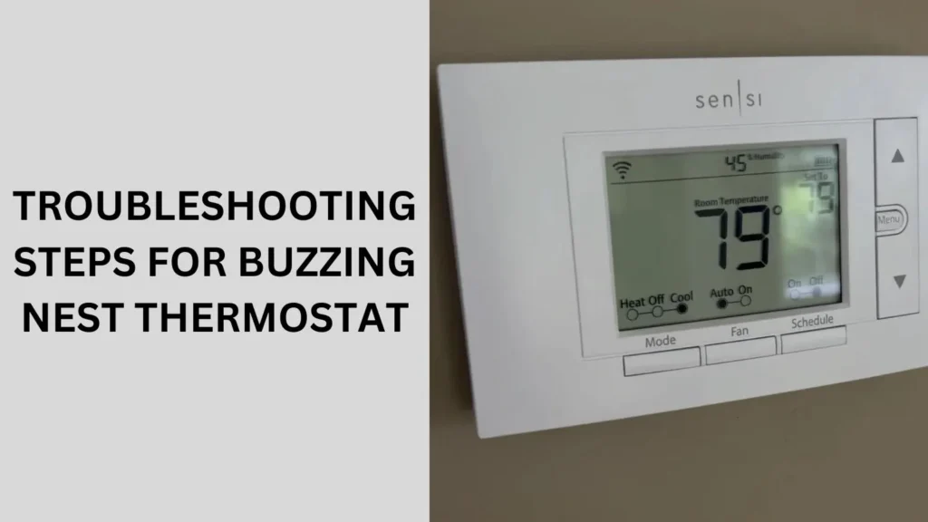 Troubleshooting Steps for Buzzing Nest Thermostat