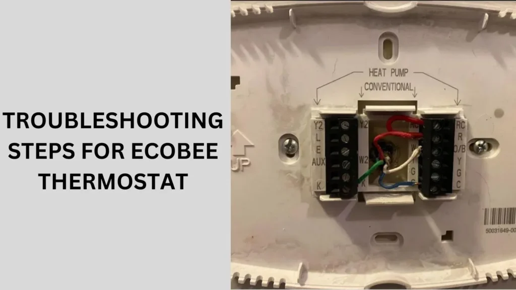 Troubleshooting Steps for Ecobee Thermostat