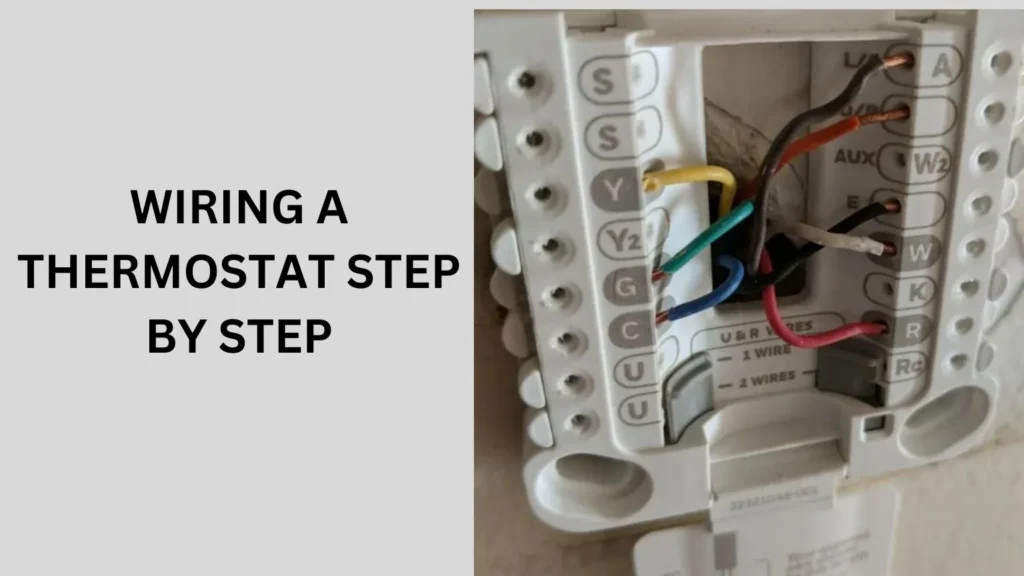 Wiring a Thermostat Step by Step