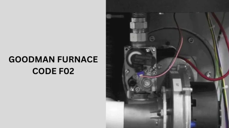 Goodman Furnace Code F02