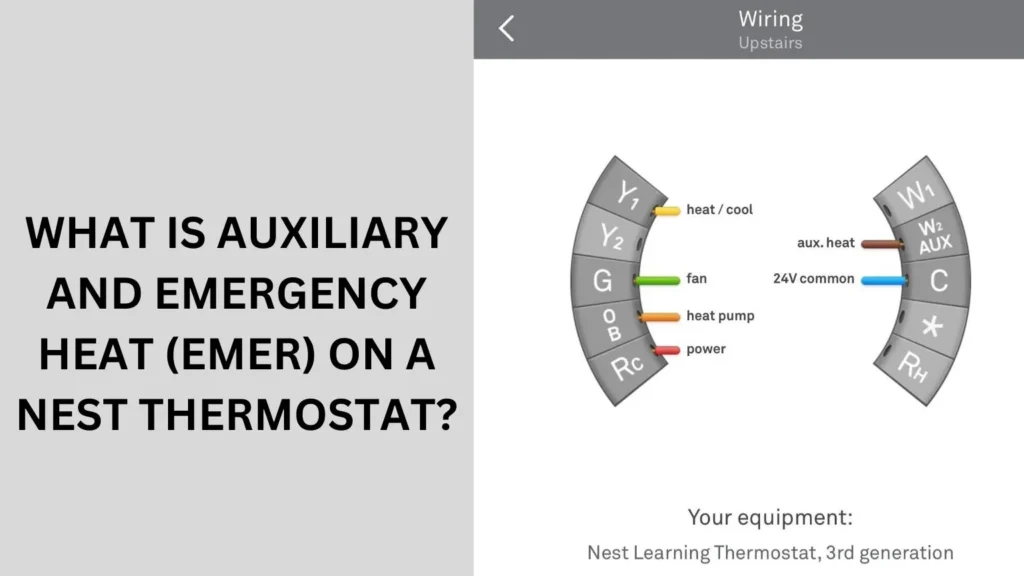 What is Auxiliary and Emergency Heat (EMER) On A Nest Thermostat