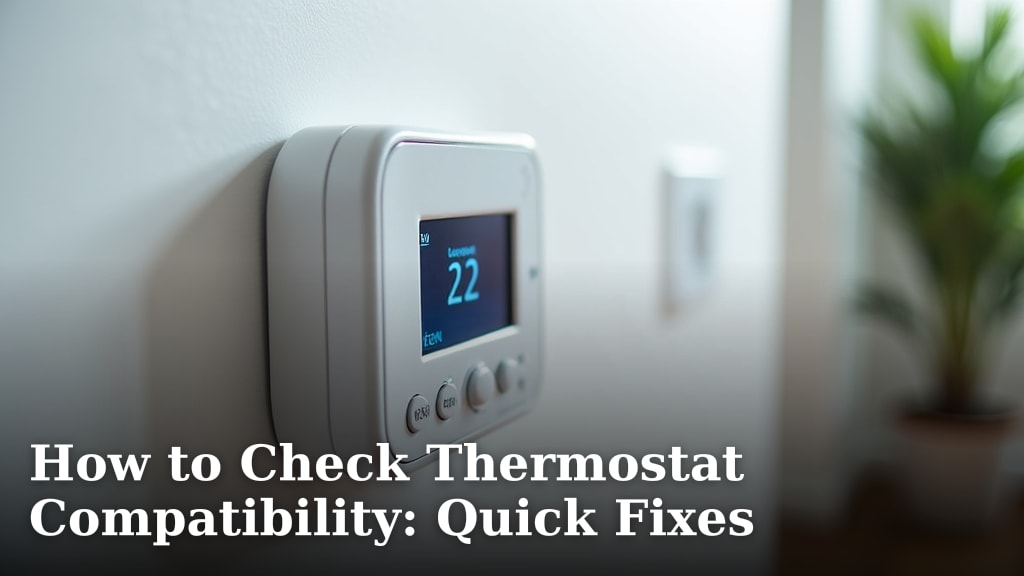 How to Check Thermostat Compatibility: Quick Fixes