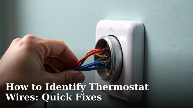 How to Identify Thermostat Wires: Quick Fixes