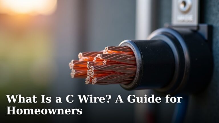What Is a C Wire? A Guide for Homeowners