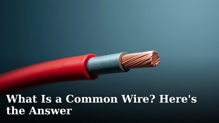 What Is a Common Wire? Here's the Answer