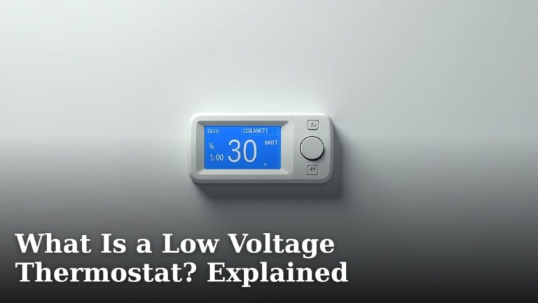 What Is a Low Voltage Thermostat? Explained