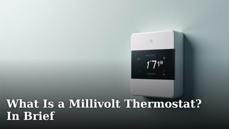 What Is a Millivolt Thermostat? In Brief