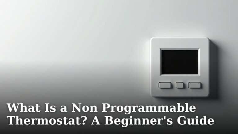 What Is a Non Programmable Thermostat? A Beginner's Guide