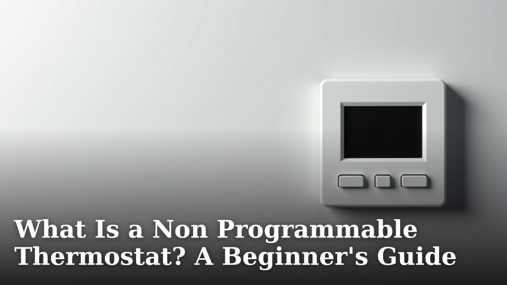 What Is a Non Programmable Thermostat? A Beginner's Guide