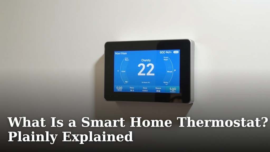 What Is a Smart Home Thermostat? Plainly Explained