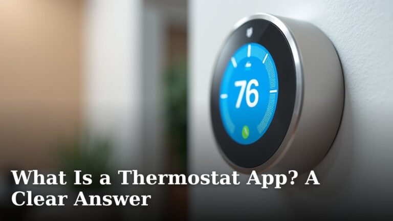 What Is a Thermostat App? A Clear Answer