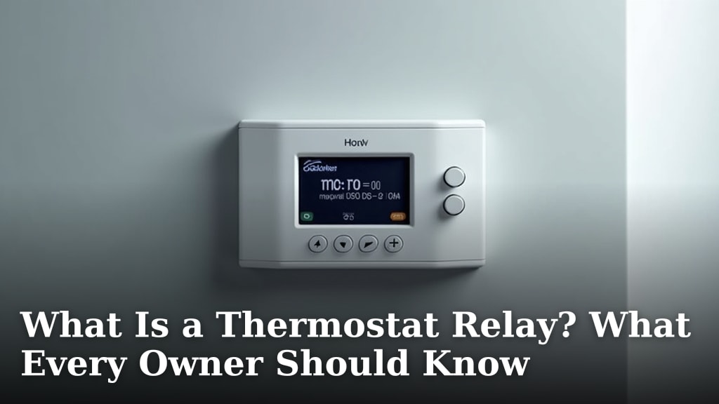 What Is a Thermostat Relay? What Every Owner Should Know