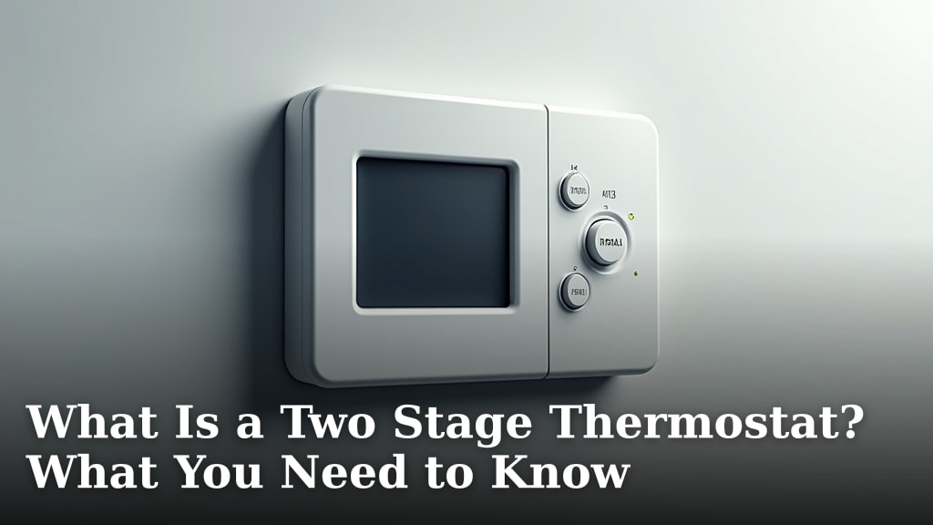 What Is a Two Stage Thermostat? What You Need to Know