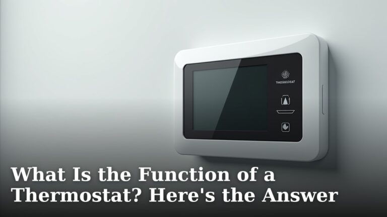 What Is the Function of a Thermostat? Here's the Answer
