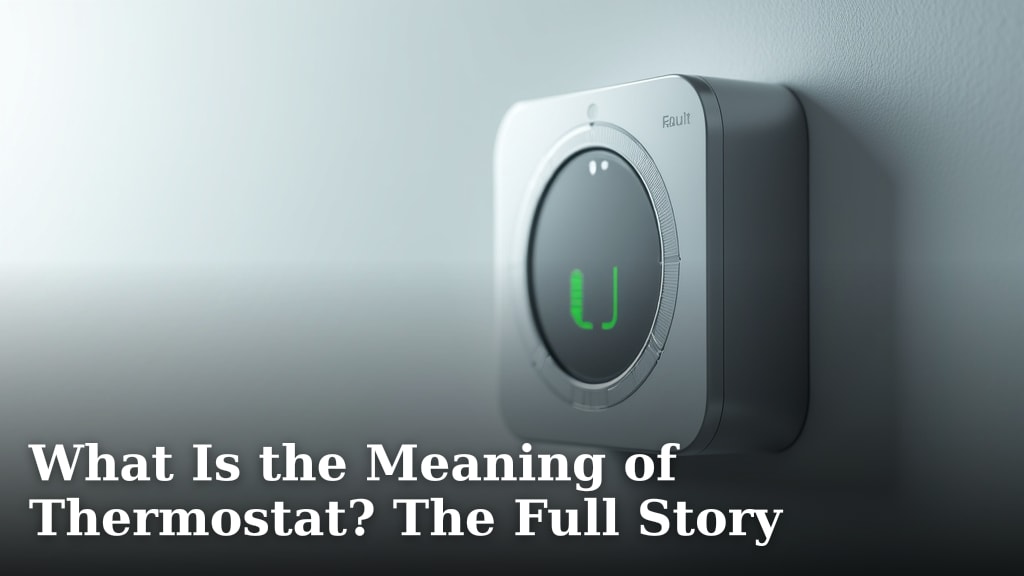 What Is the Meaning of Thermostat? The Full Story