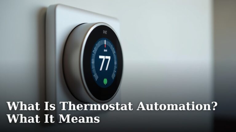 What Is Thermostat Automation? What It Means