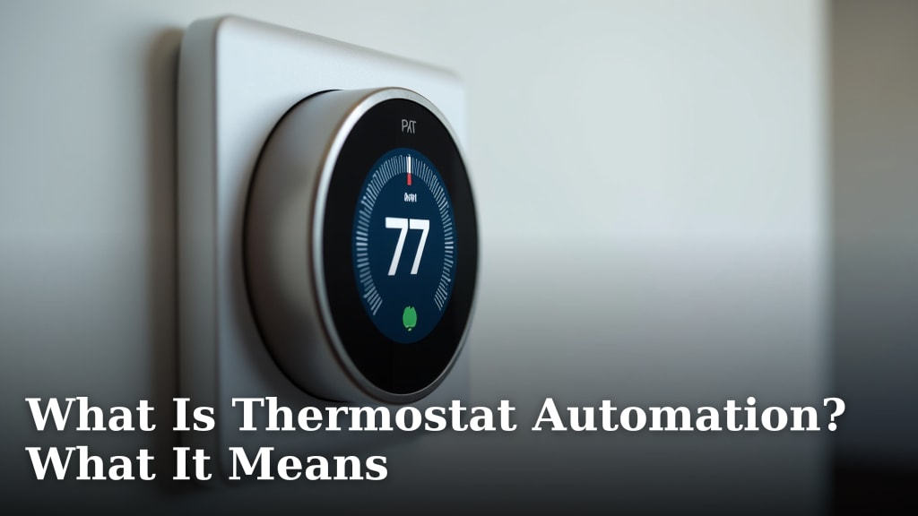 What Is Thermostat Automation? What It Means